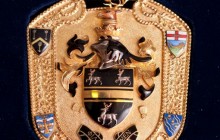 Shrieval badge of the Trinder arms