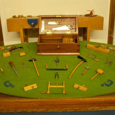 Set of models of shipwrights’ tools