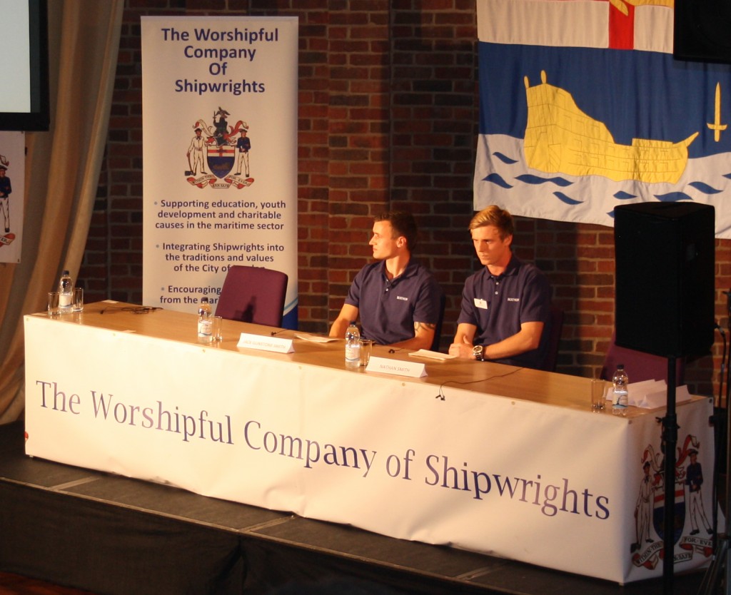 Berthon Boat Company apprentices, Jack Gunstone-Smith and Nathan Smith