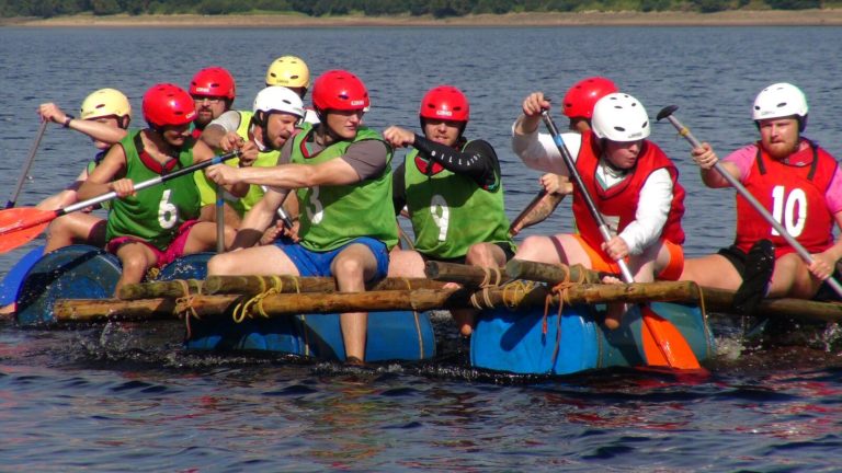 Candidates on the Leadership and Team Building Course run at Kielder Water
