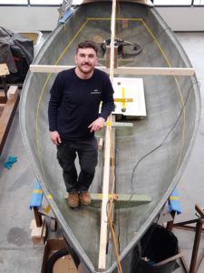 Shipwrights Apprenticeship Scheme Manager meets apprentice Jack Sullivan of Cockwells