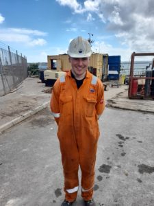 Owen Freeman, apprentice Marine Engineer at Jenkins Marine in Poole, has it all covered!