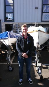 Apprentice Ben Hodder excelling at Honnor Marine, in Dorset.